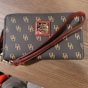Dooney & Burke Zip Around Wristlet